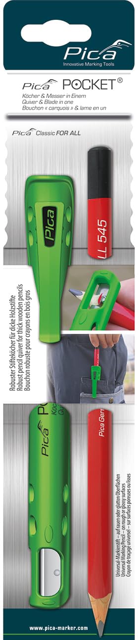 Pica Pocket Quiver & Blade in 1 + Free Graphite Pencil