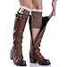 2 Pack of Womens Lace Stretch Boot Leg Cuffs Leg Warmers Socks Topper Cuff