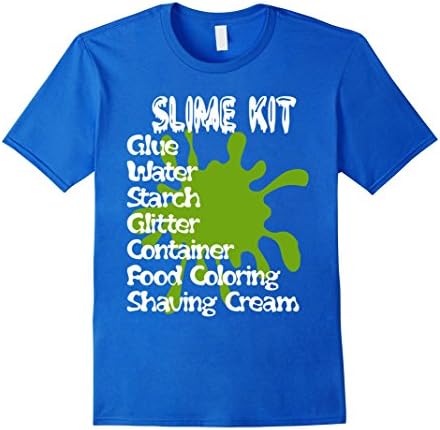 Men's Slime Kit T-shirt Medium Royal Blue