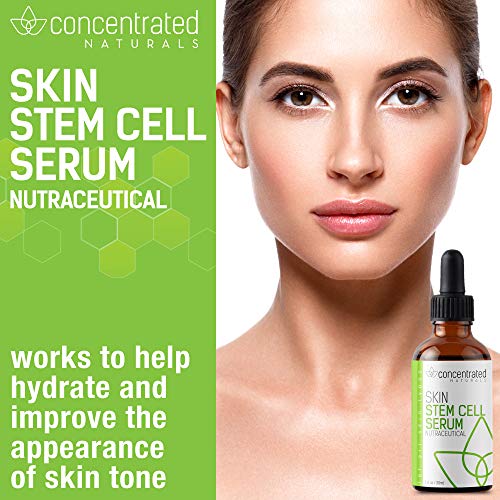 Nutraceutical Stem Cell Serum for Face with Seaweed Extract, Hyaluronic