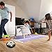 Totem World Emoji Hover Ball Toys for Boys Gifts, Hover Soccer Ball Football Toy with LED Light and Foam Bumpers Indoor Outdoor Game Ideas for 5 6 7 8 11 Year Old Boy Girl Gift.