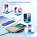 Seneo Wireless Charger, Qi Wireless Charging Pad Stand for iPhone X/8/8 Plus, Galaxy S9/S9+/Note 8/S8/S8+/S7/S7 Edge/Note 5/S6 Edge Plus and All Qi-Enabled Device (AC Adapter Not Included)