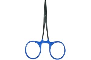 KINGFISHER FLY FISHING Kingfisher Fishing Accessory Fly Fishing Fat Finger Clamp Forcep Hemostat, Straight