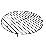 Sunnydaze Round Steel Outdoor Fire Pit Grate, 36-Inch