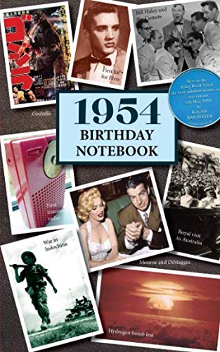 1954 Birthday Notebook: a great alternative to a card by Montpelier Publishing