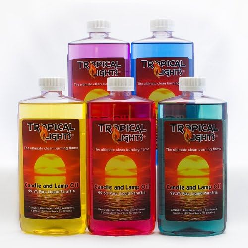 Candle and Lamp Oil (Set of 5) Tropical Days Collection