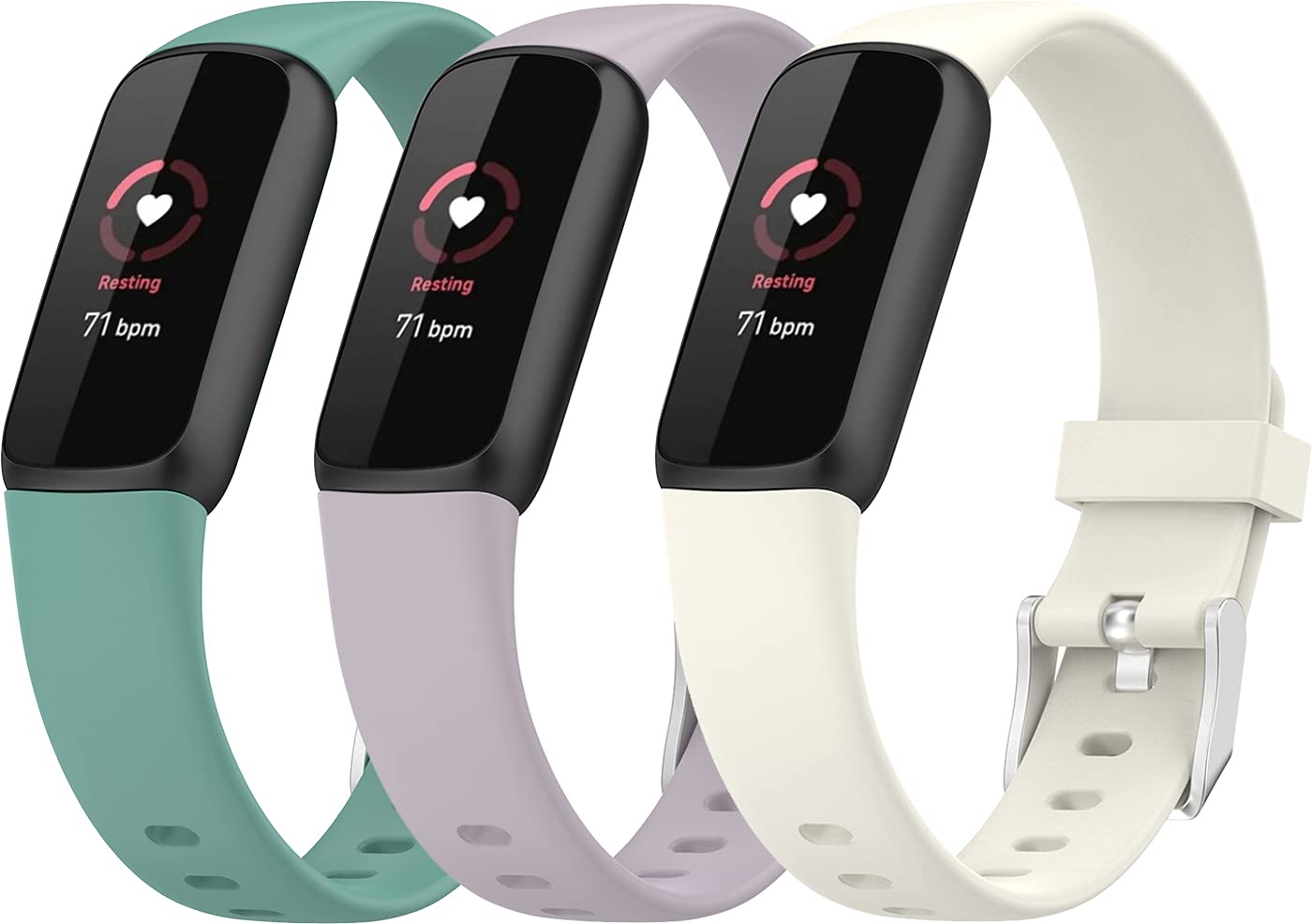 Shieranlee Watch Band Compatible with Fitbit Luxe Activity Tracker - Watch Band Replacement Silicone Strap โ image 1