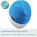 Qshell Bluetooth Beanie, Washable Music Hat Cap with Wireless Stereo Over Ear Headphone Headset Earphone Speaker Microphone Hands Free Compatible with iPhone Ipad Samsung Android Cell Phones - Blue 