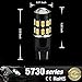JDM ASTAR Super Bright 5730 Chipsets 7440 7441 LED Bulbs with Projector,Amber Yellow