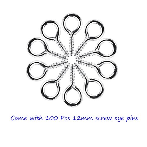 Dsmile 10 Pieces Funny Skulls Silicone Pendant with 100 PCS Screw Eye Jewelry Casting Molds Silicone for DIY Jewelry Craft Making