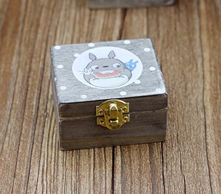 Hayao Miyazaki Totoro caja de música de madera: Amazon.es: Hogar
