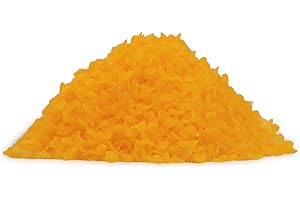 Aku Tonpa 10 LB Yellow Pure Beeswax Pellets, Triple Filtered Bees Wax for Skin, Face, Body, Hair Care, DIY Creams, Lotions, Lip Balm, Canning, Candle and Soap Making Supplies