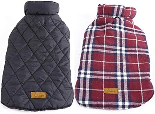Kuoser plaid dog coat Clearance
