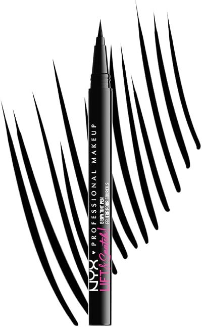 NYX Lift And Snatch Brow Tint Pen Black Smudge Proof Transfer Resistant