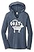Comical Shirt Ladies Original Goat Whisperer Navy Frost S