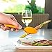 Silchef Heavy Duty, Heat Resistant Kitchen Tongs (set of 3) with Silicone Tips and Ring Pull Locking System - 7 inch, 9 inch & and 12 inch sizes (Red, Yellow and Green)
