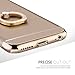 iPhone 6 Case,iPhone 6s Case,Myriann 3 in 1 Ultra Thin Hard Protective Luxury Case Cover for iPhone 6/iPhone 6s(4.7Inch)with 360 Degree Rotating Ring Kickstand(Luxury Gold)
