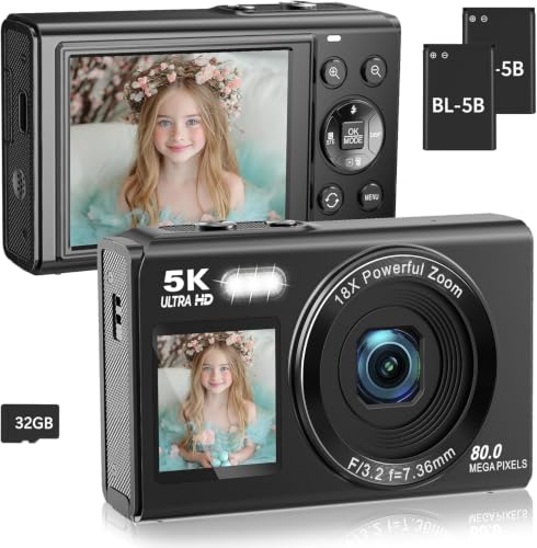 Dual Screen 5K Digital Camera