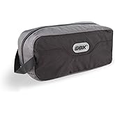 GOX Small Travel Toiletry Bag, Dopp Kit Case For Men, Multifunction Organizer Pouch(Black/Grey)