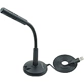 LANDIBO USB Microphone, Plug and Play Desktop Laptop gooseneck Microphone, Suitable for Games, conferences, Streaming, and Tutorials K050 Recording, podcasting, Gaming, and Online Chat