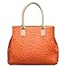 Hynes Victory Ostrich Top Handle Handbag (Orange)