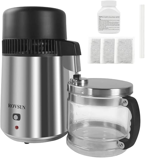 Rovsun Zokop 4liter Countertop Water Distiller Machine Fully