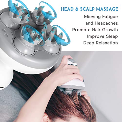 HOFASON Head Scalp Massager Electric Massage, Portable Handheld Head