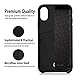 Cobble Pro Premium Handcrafted Slim Fit Wallet Leather Phone Case Cover with Credit Card Holder ID Slot Compatible with Apple iPhone Xs/iPhone X 5.8