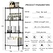Sol brothers 4-Tier Wire Shelving Unit Metal Storage Rack Durable Organizer Perfect for Pantry Closet Kitchen Laundry Organization (Black)