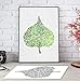 GSS Designs Leaf Wall Decor Stencil - Large Mandala Leaf Stencil (12x16 Inch) for Painting & Craft - Wall Furniture Floor Fabric Wood Stencils -Reusable Template for Wall Decals Transfer(SL-030)
