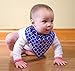 Baby Bandana Drool Bibs, Unisex 4 Pack Gift Set for Drooling and Teething Boys and Girls, Soft and Absorbent Cotton by Farnod Baby