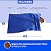 OMMETTA Set of 2 Yoga Eye Pillows with Hot & Cold Lavender Aromatherapy for Migraine, Stress Relief, Meditation, Sleep | Removable Cover & Machine Washable (Brown-Purple)thumb 1