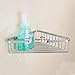 Hane HANEBAH Stainless Steel Bathroom Corner Shower Caddy Rustproof Basket, Brushed Nickel