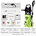 WHOLESUN 3000PSI Electric Pressure Washer 1.8GPM 1600W Power Washer with with Hose Reel and Brush Green