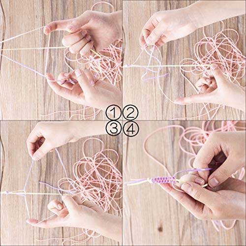 2 Whaline+Bracelet+Scoubidou+Plastic+Keychain