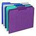 Smead Standard File Folders, 100 Count, Purple, 1/3-Cut Tabs, Letter Size (13043)