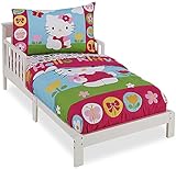 Hello Kitty 4 Piece Toddler Bedding Set