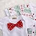 HOTONE Newborn Baby Girl Boy Snowflake Coat+Romper Playsuit Christmas Outfits Clothes (12-18 Months, White)