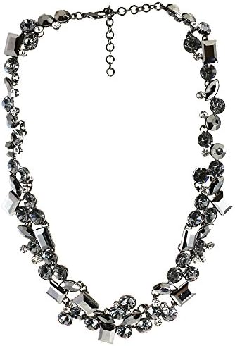 Fashion Necklace Choker Highly Embelished Statement Pendent with Imitation Rhinestone, Turquoise, Crystal, Pearl, Ruby, Gem