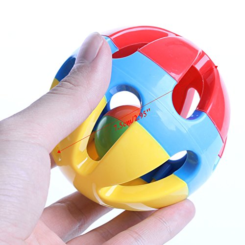 NNDA CO Pet Bird Bites Toys Parrot Chew Ball Swing Cage Hanging Cockatiel Parakeet Chain,7.5cm/2.95inch, 1 Pc