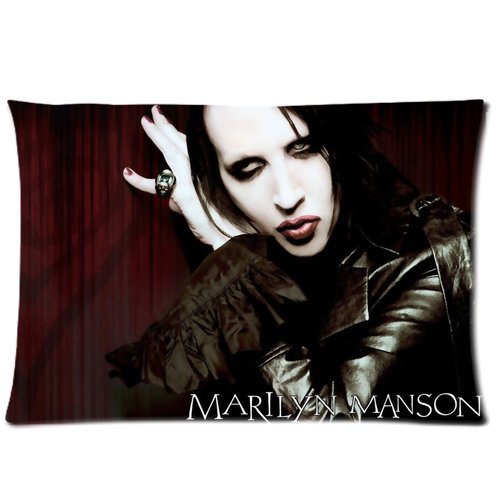 1 X Marilyn Manson Custom Pillowcase Standard Size 20x30 PWC-924