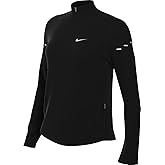 Nike Womens Swift Dri-fit Ultraviolet 1/4-zip Running Top
