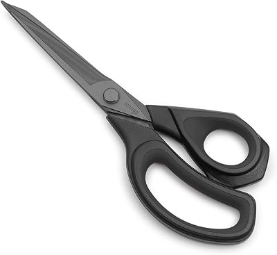 LIVINGO Professional Sharp Sewing Scissors 9.5 Inch Stainless Steel Titanium
