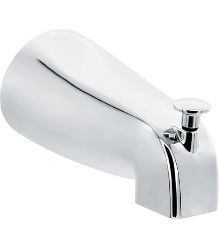 Cassidy Pull-Up Diverter Tub Spout in Polished Nickel-RP72565PN - The