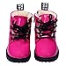 AMA(TM) Toddler Baby Girls Boys Leather Flat Pumps Snow Ankle Boots Shoes