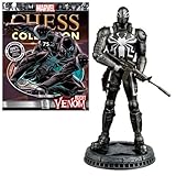 Marvel Agent Venom White Pawn Chess Piece with Collector Magazine #75