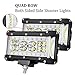 OFFROADTOWN LED Light Bar, 18 Inch 260W LED Work Light Bar Off Road Lights LED Driving Lights Waterproof for Truck UTV ATV Pick-up