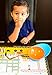 Disposable Placemats for Kids Babies Children Toddlers- 50 Count 4 Adhesive Sticky Sides Construction Party Supplies