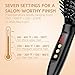 Hair Straightening Brush, USpicy Upgraded Hair Straightener MCH Heating Technology with FREE Heat Resistant Glove for Silky Frizz-free 320-450℉/160-230℃ Adjustable Temperature, Auto Lock, Anti-Scald