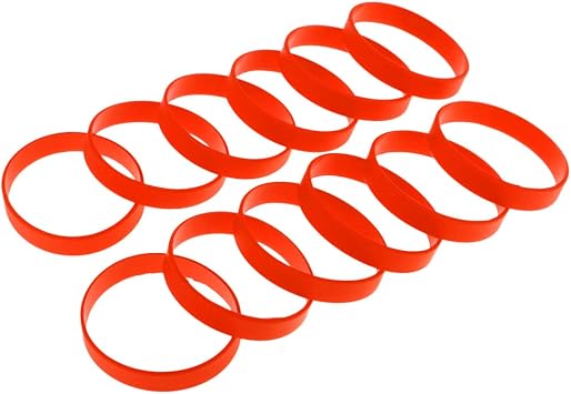 Amazon Co Jp シリコーン 幅広 ゴム バンド リング 輪ゴム リスト